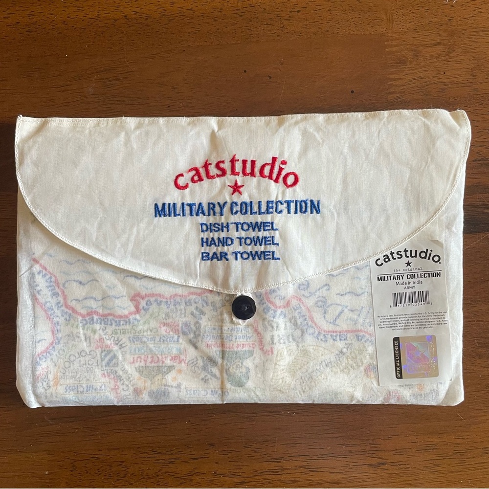 Catstudio Army Map Tea Towel - New - Picture 3 of 5